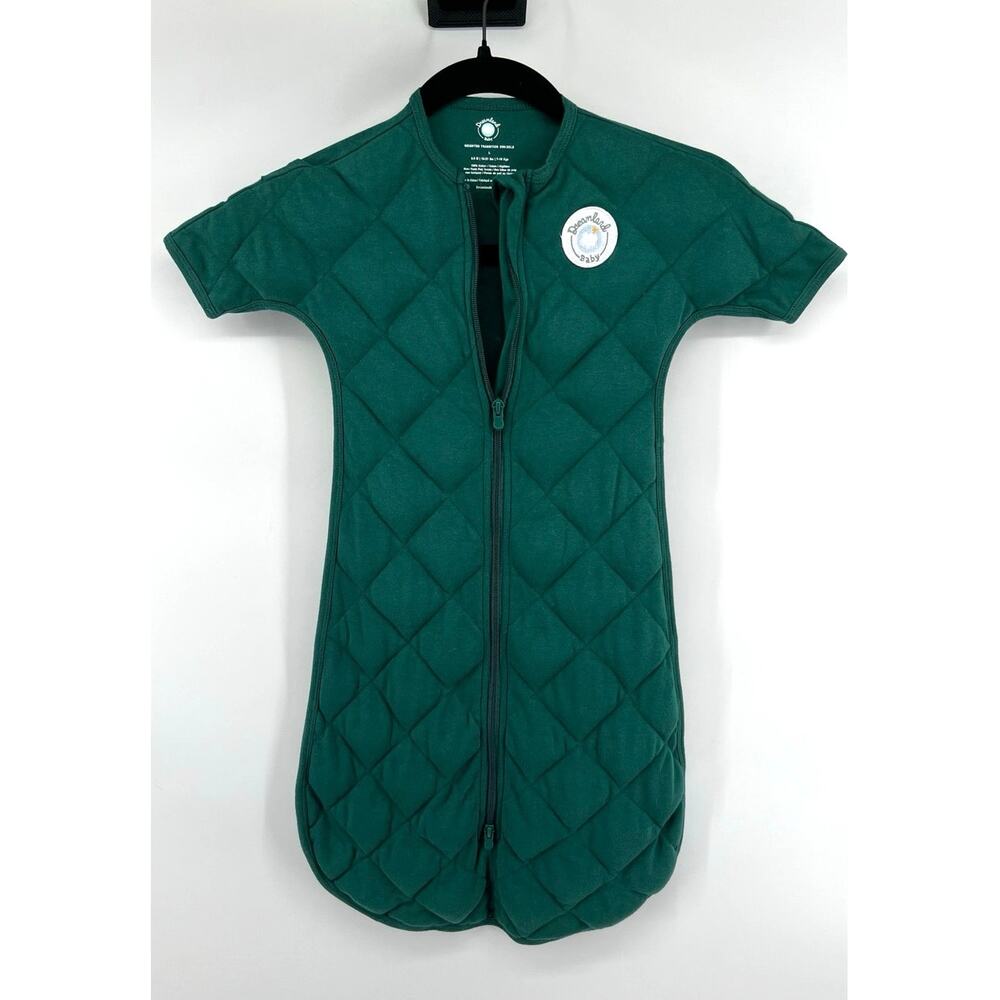 Dreamland Baby Weighted Transition Swaddle Size L Green Sack 6-9 Months